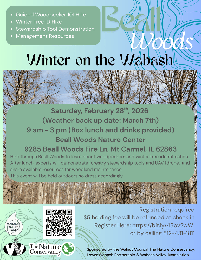 Flyer for Winter on the Wabash event
