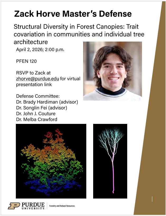 Zack Horve Master's Defense flyer