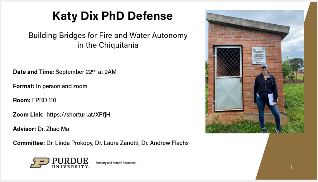 Katy Dix PhD Defense