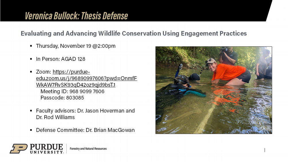 Bullock Thesis Defense poster. See event post for more details.
