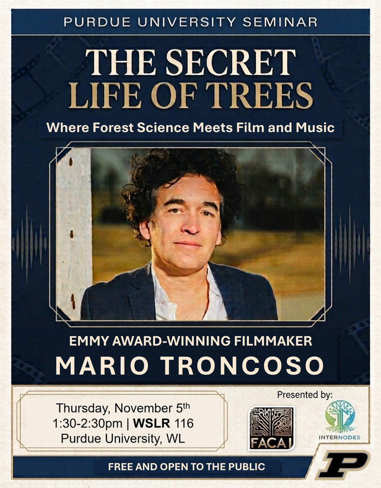 The Secret Life of Trees Seminar poster; see event post for more details.