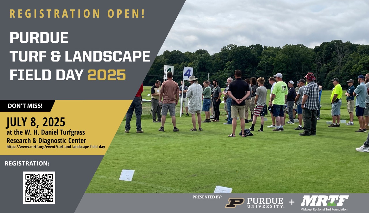 Purdue Turf and Landscape Field Day 2025 flyer