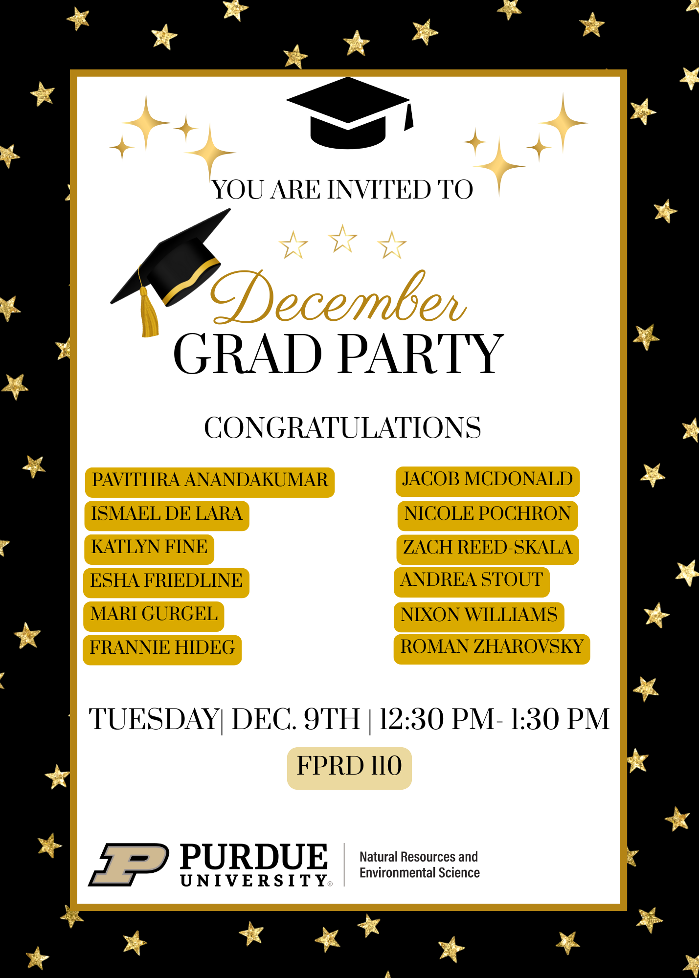 December Grad Party 