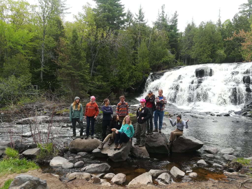 visiting Bond Falls in Ottawa National Forest