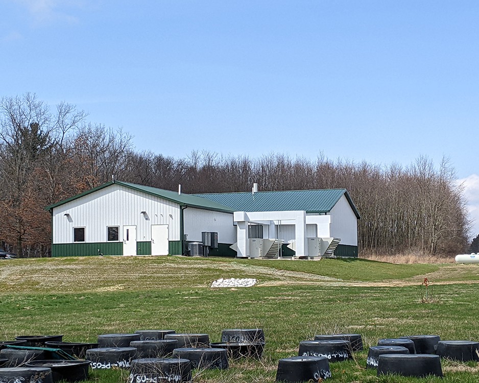 Wildlife Ecology Research Facility (WERF) building.