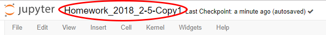 Notebook name as shown in the top bar