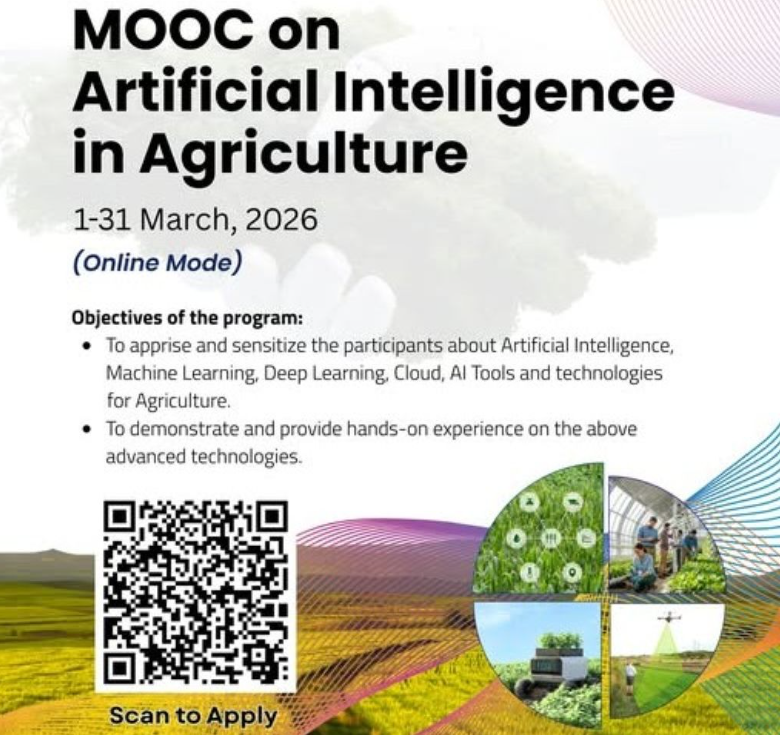 Massive Open Online Course (MOOC) on Artificial Intelligence in Agriculture