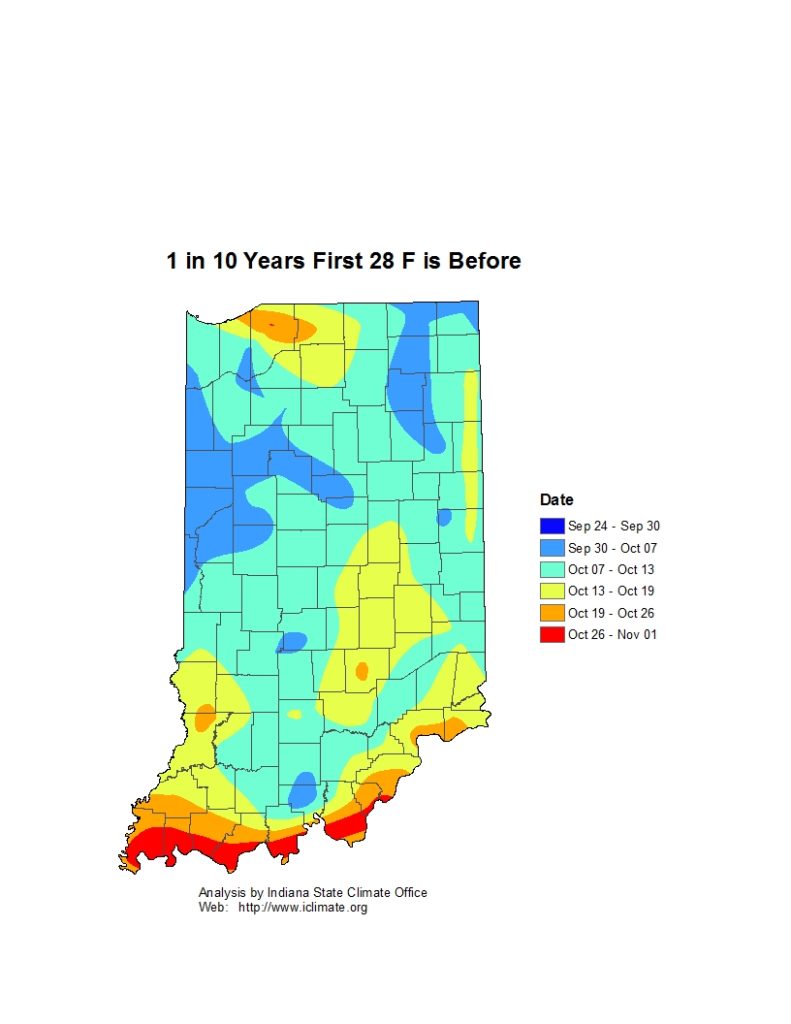 Climate Maps – Indiana State Climate Office