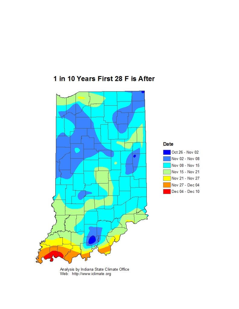 Climate Maps – Indiana State Climate Office