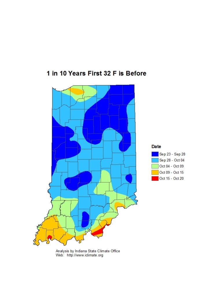 Climate Maps – Indiana State Climate Office