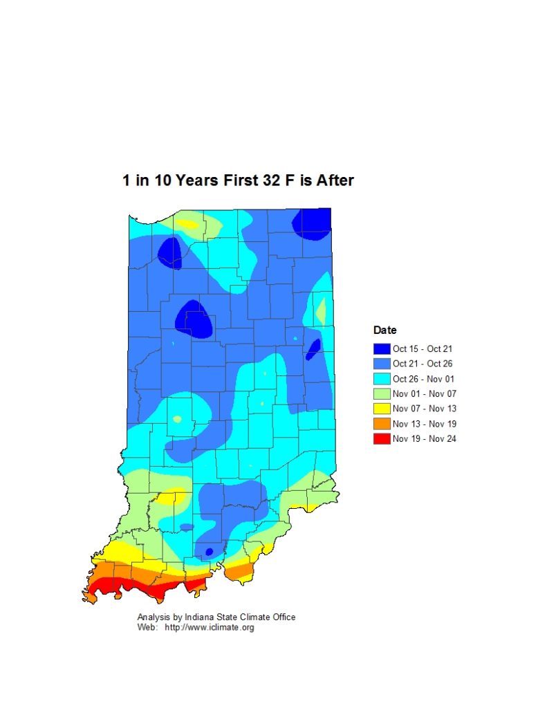 Climate Maps – Indiana State Climate Office