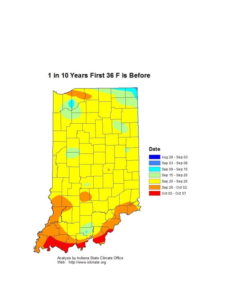 Climate Maps – Indiana State Climate Office