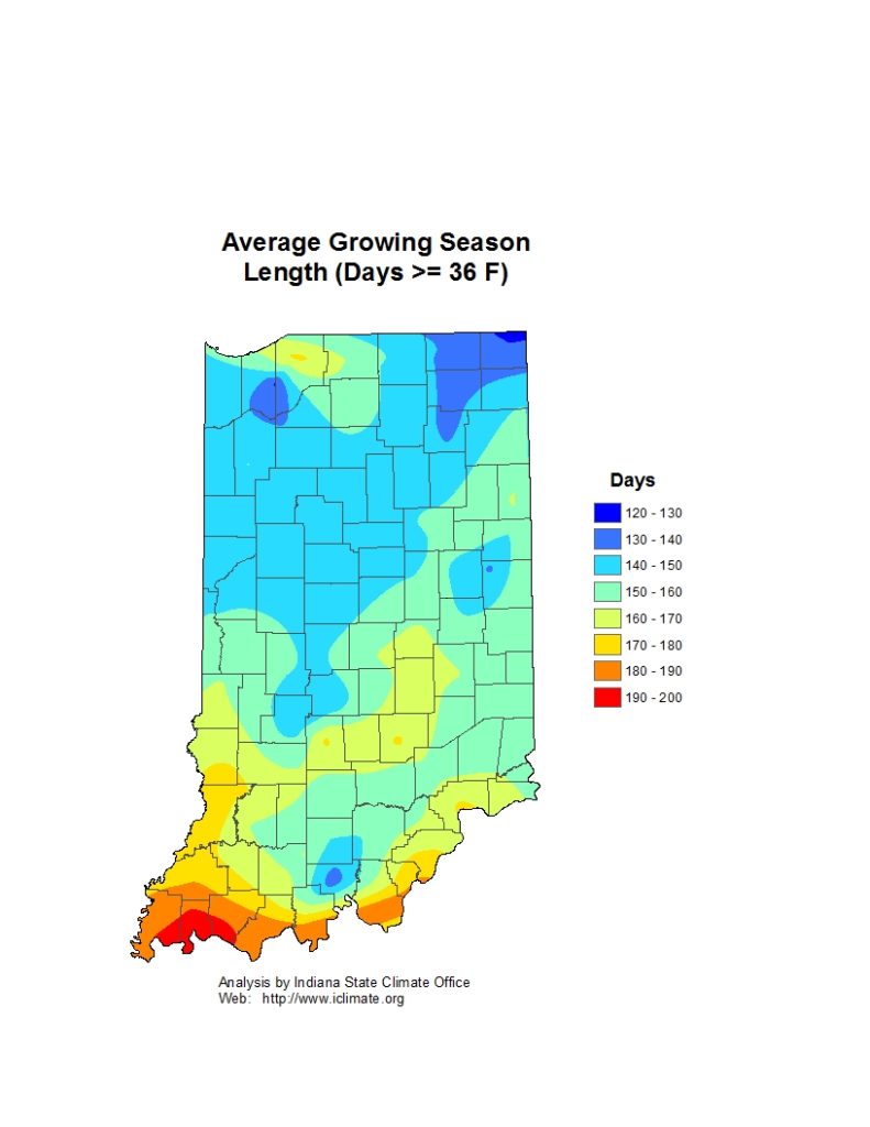 Climate Maps – Indiana State Climate Office