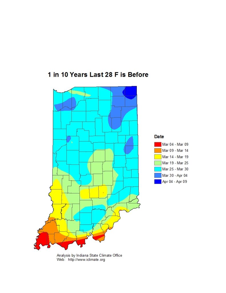 Climate Maps – Indiana State Climate Office