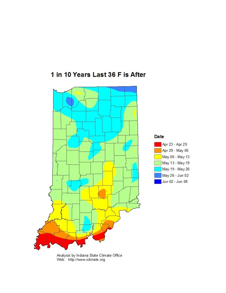 Climate Maps Indiana State Climate Office