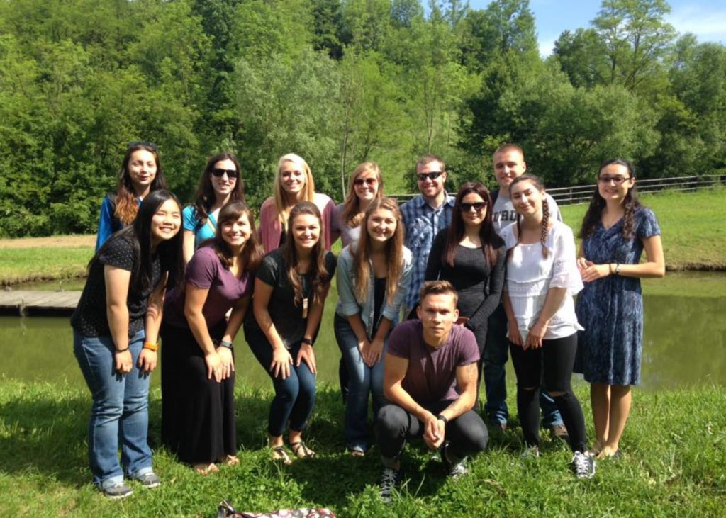 Ebner students with Romanian Students