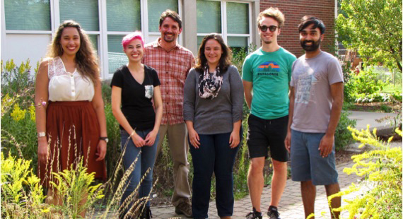 group of students outside