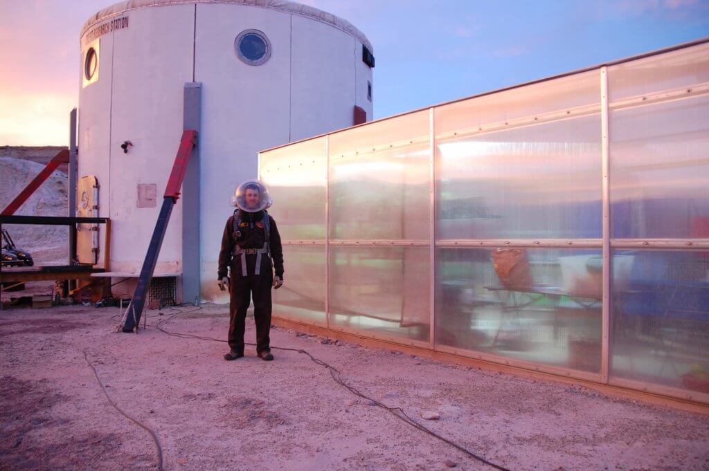 man with personal protective equipment 