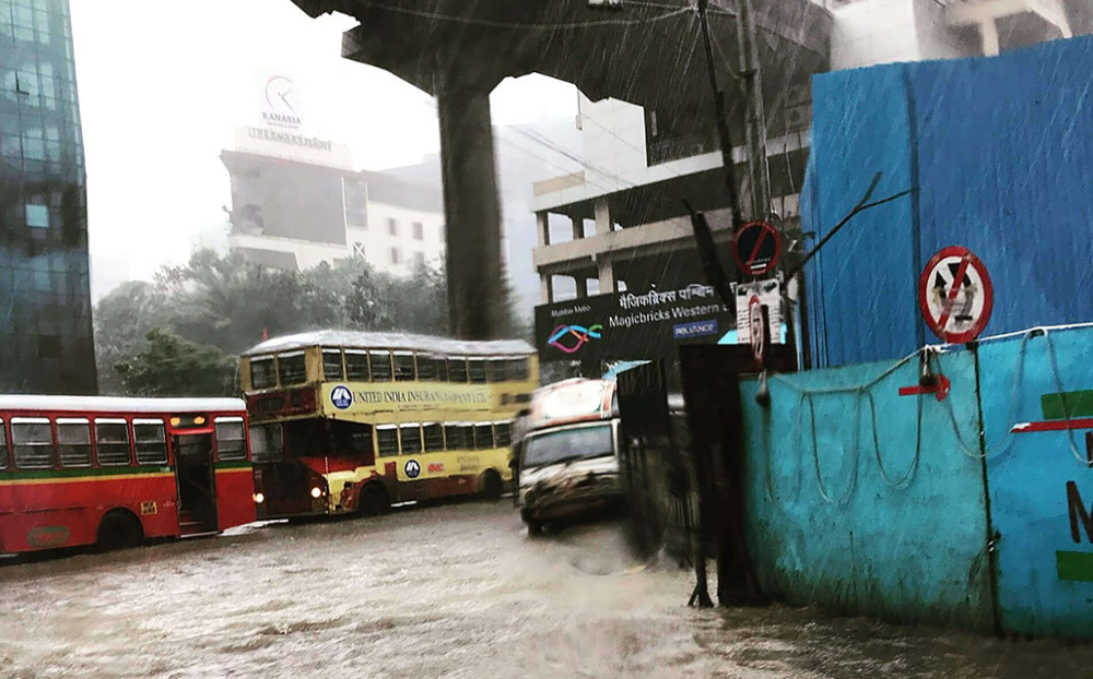 Heavy rainfall during 2017 Indian summer monsoon season floods Mumbai streets. These events can cause catastrophic loss of property and life, but new dataset developed by a collaboration led by Purdue University may help improve predictions and reduce damage. (Photo credit: Aditya Kuber, Mumbai)
