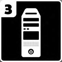 agBOT step 3, graphic of a computer