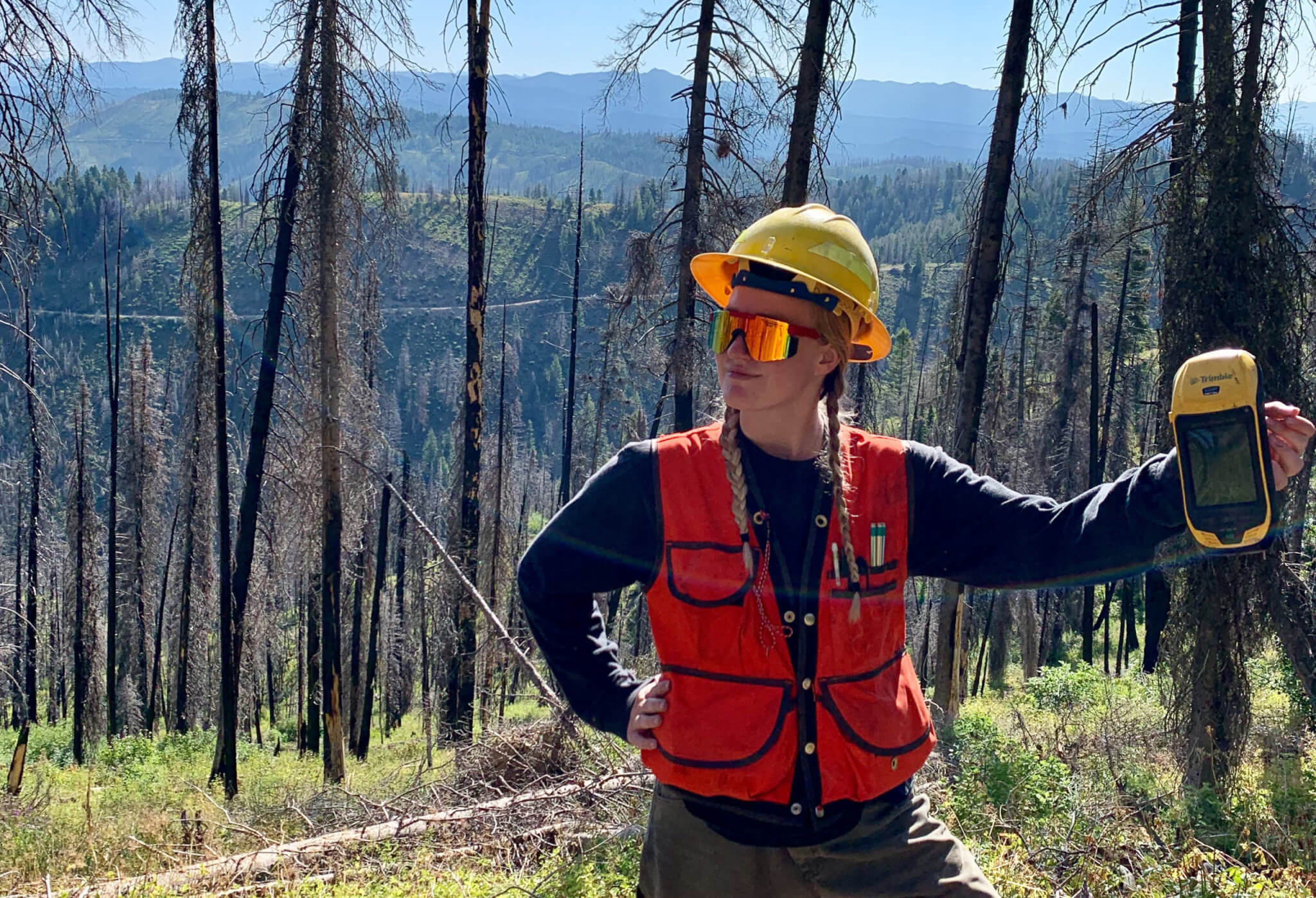 Brummet working in the Idaho City Ranger District of the Boise National Forest