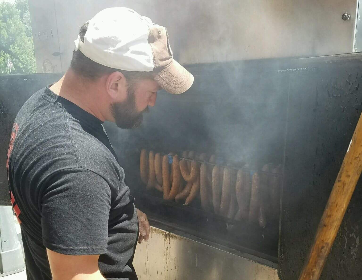 Lee Stanish smoking meat