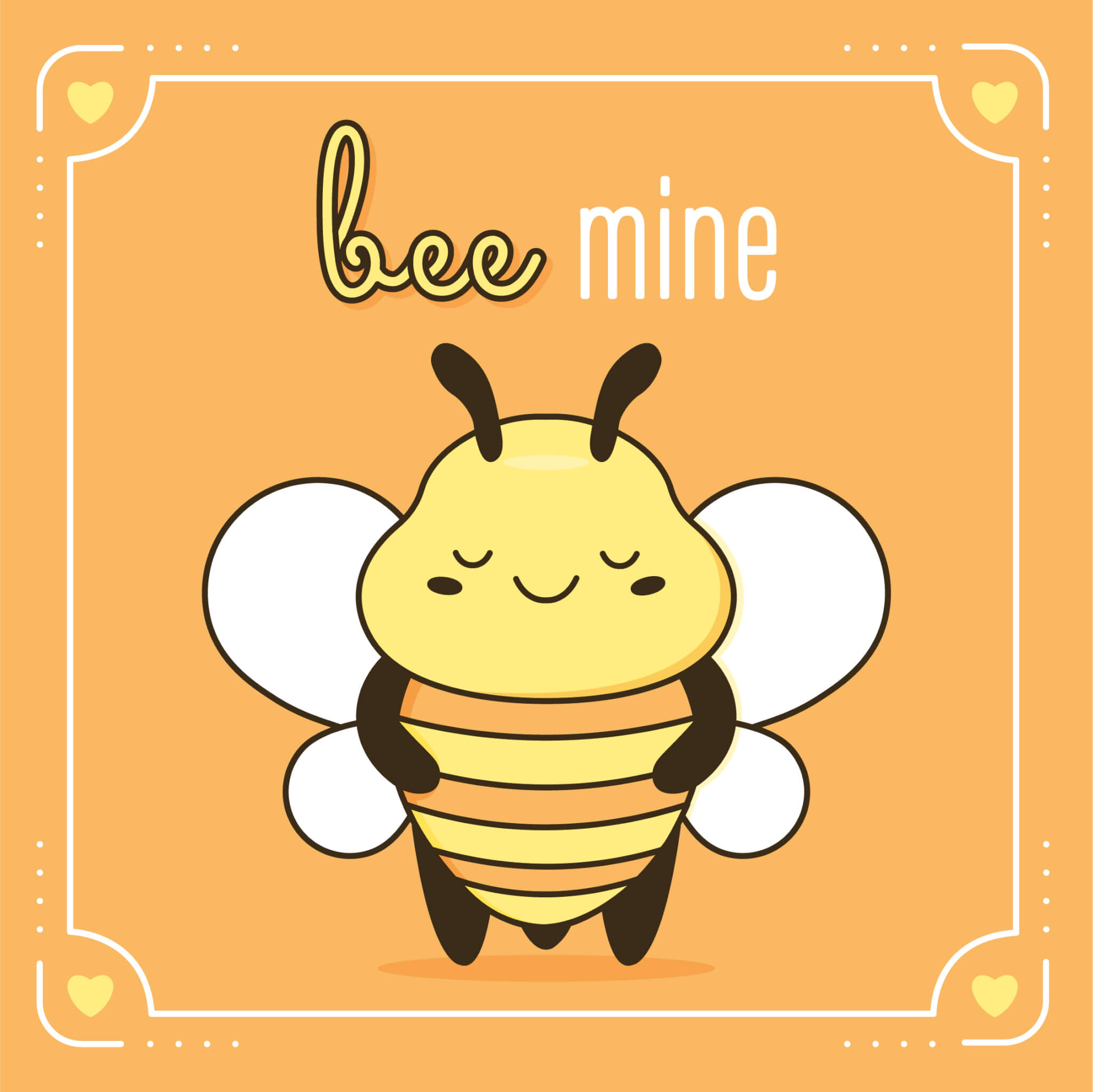 Cartoon image of a bee