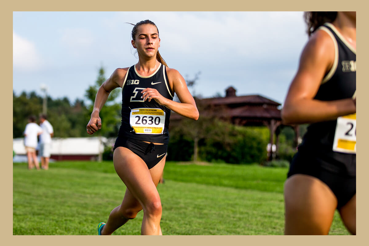 Taylor Mortensen running outdoors