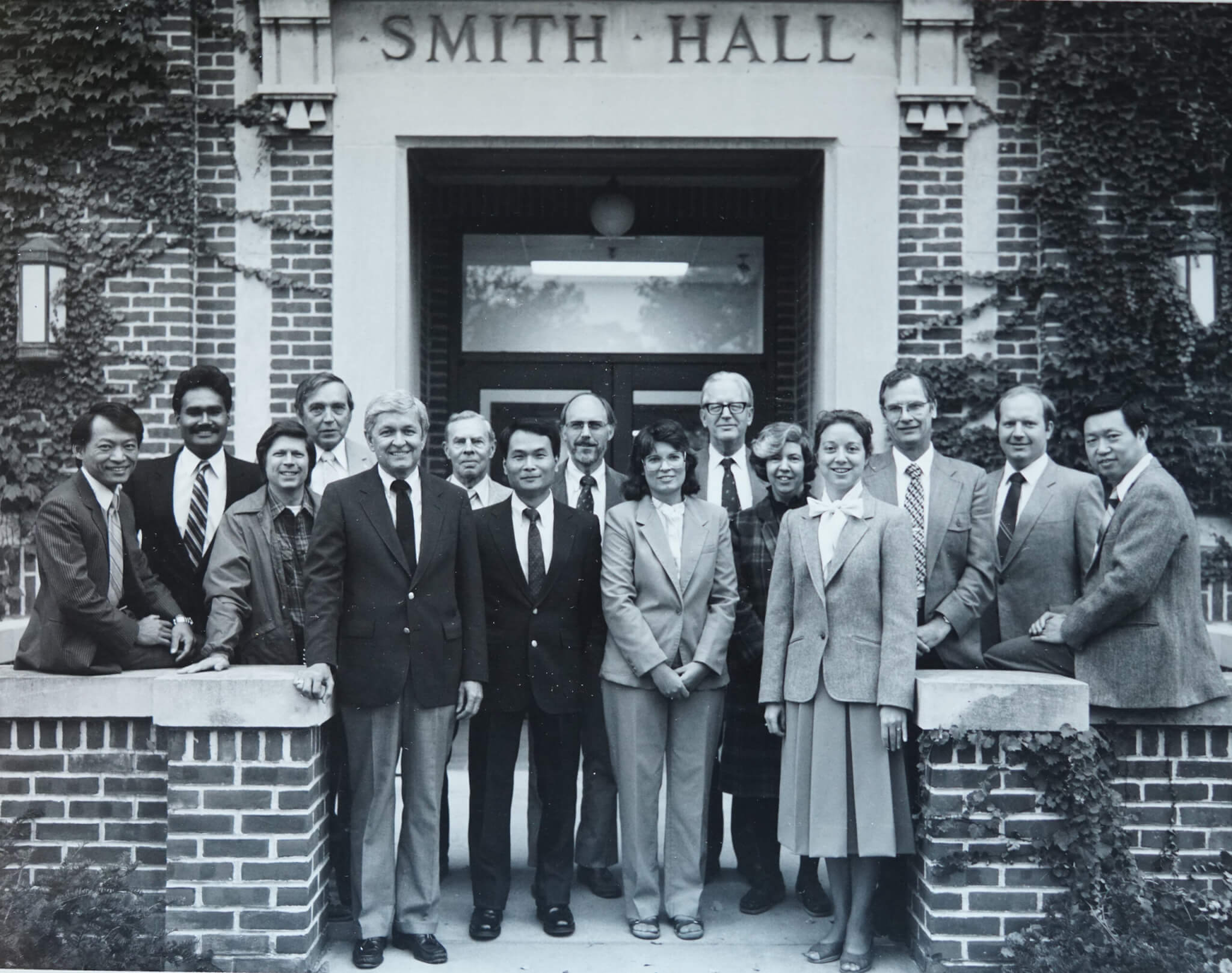 A group shot of the first food science department faculty members