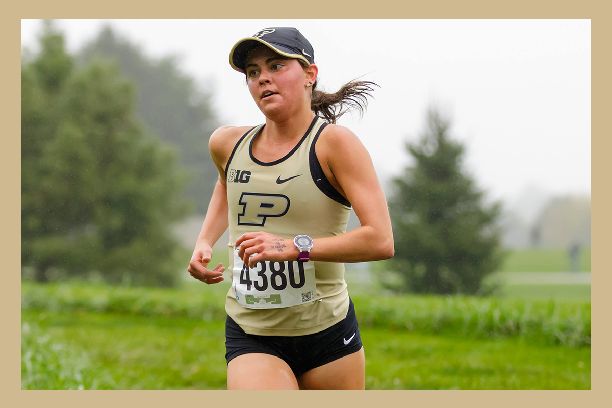 Emma Keesling running outdoors