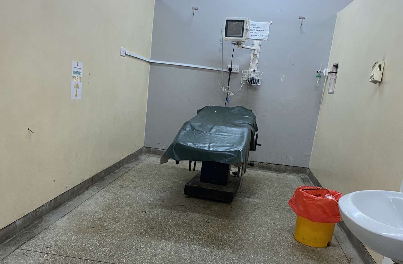 hospital room in Kenya