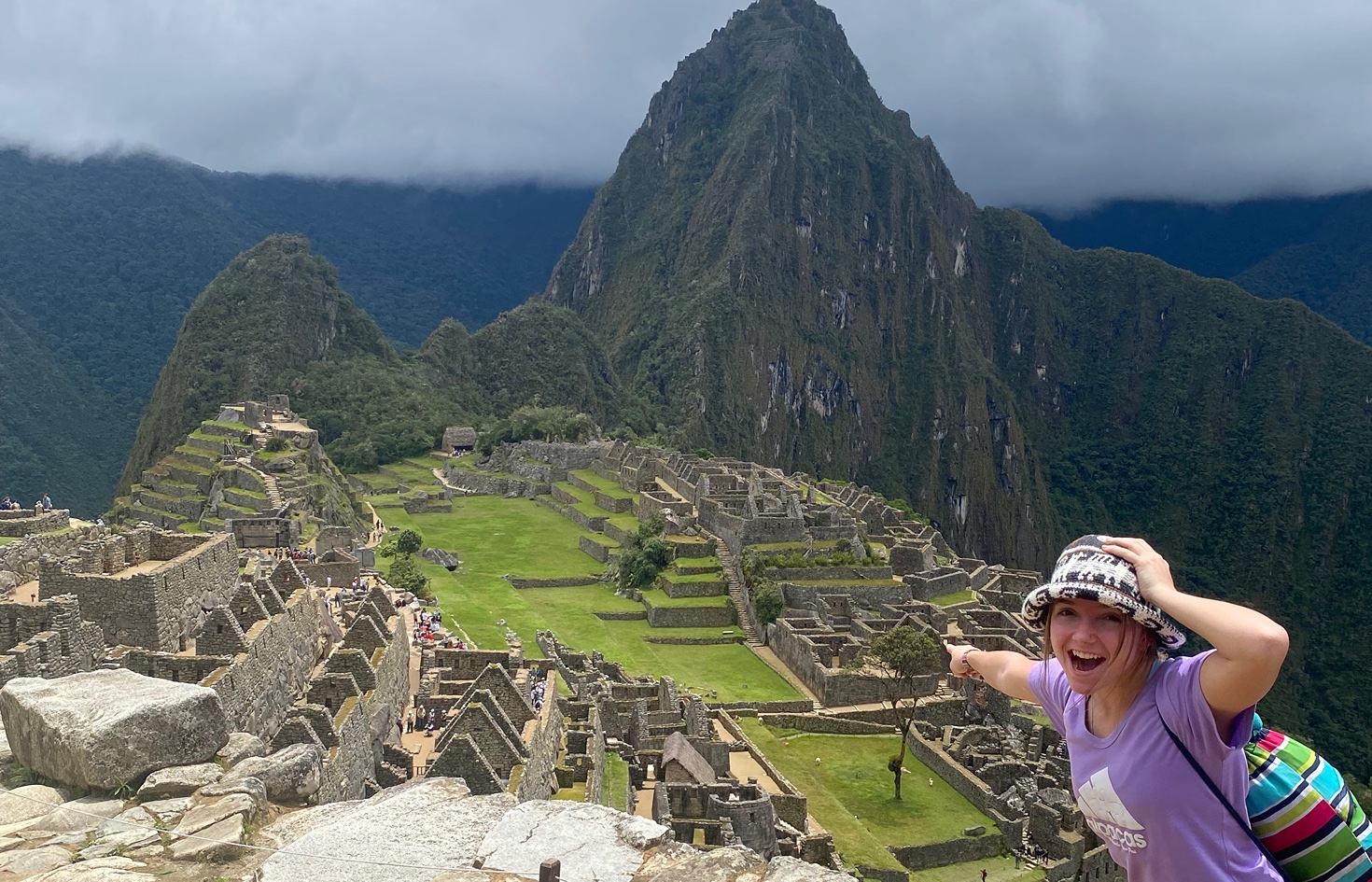Aubrey Dague in Peru on study abroad trip
