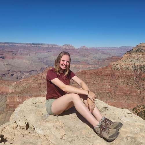 Julia Peterson in the mesas of Arizona.