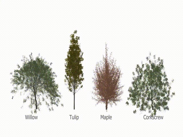 AI tree modeling