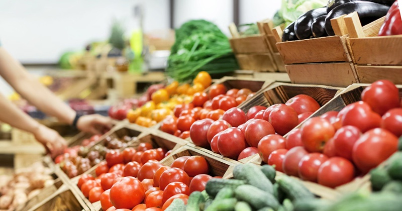 Farmers market stand