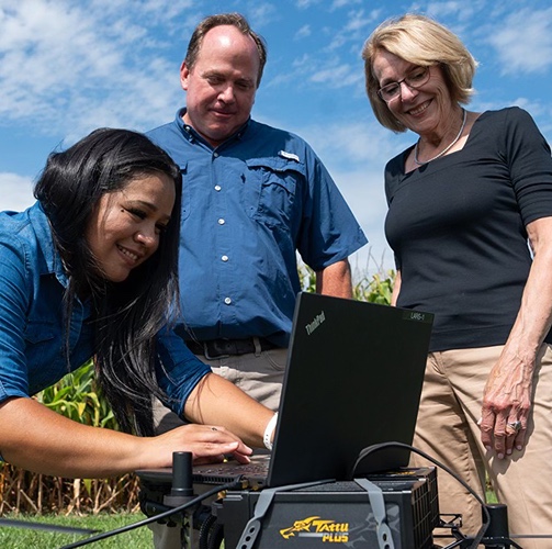 Purdue researchers acquire and analyze data through AI network that predicts maize yield