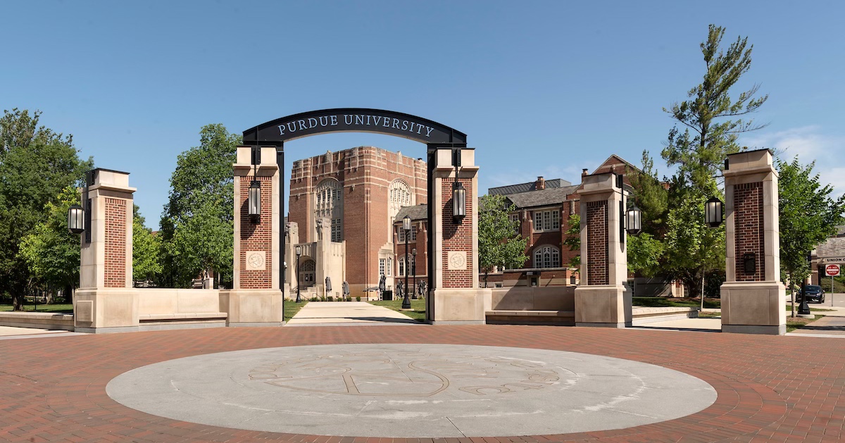 Gateway Arch at Purdue University 