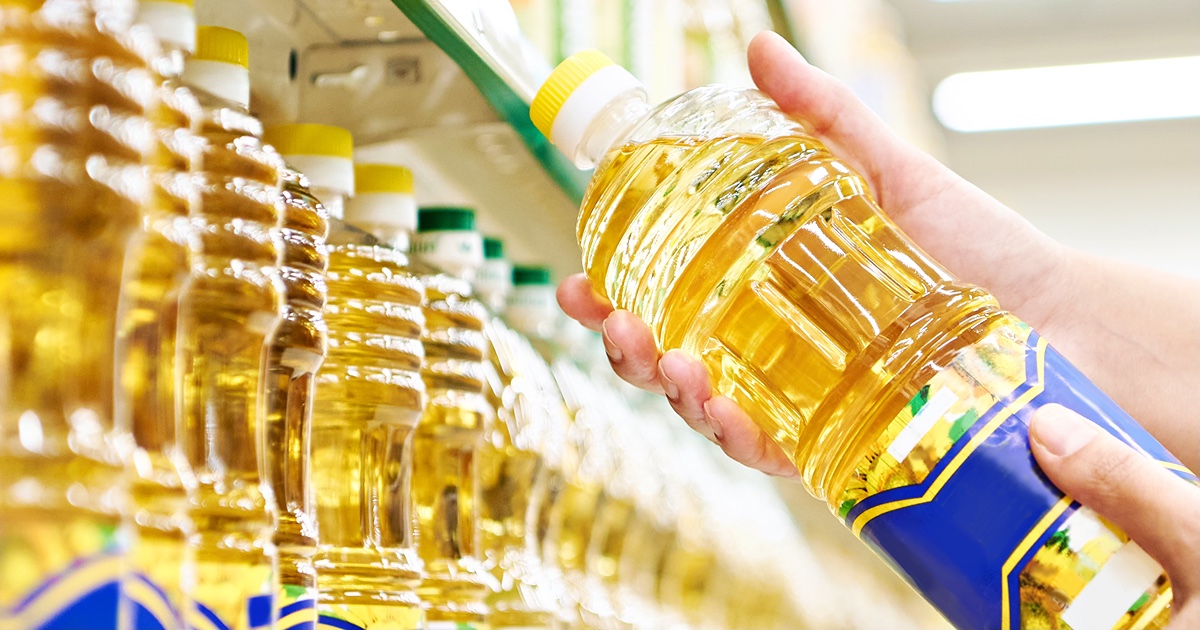 Seed oil in grocery store