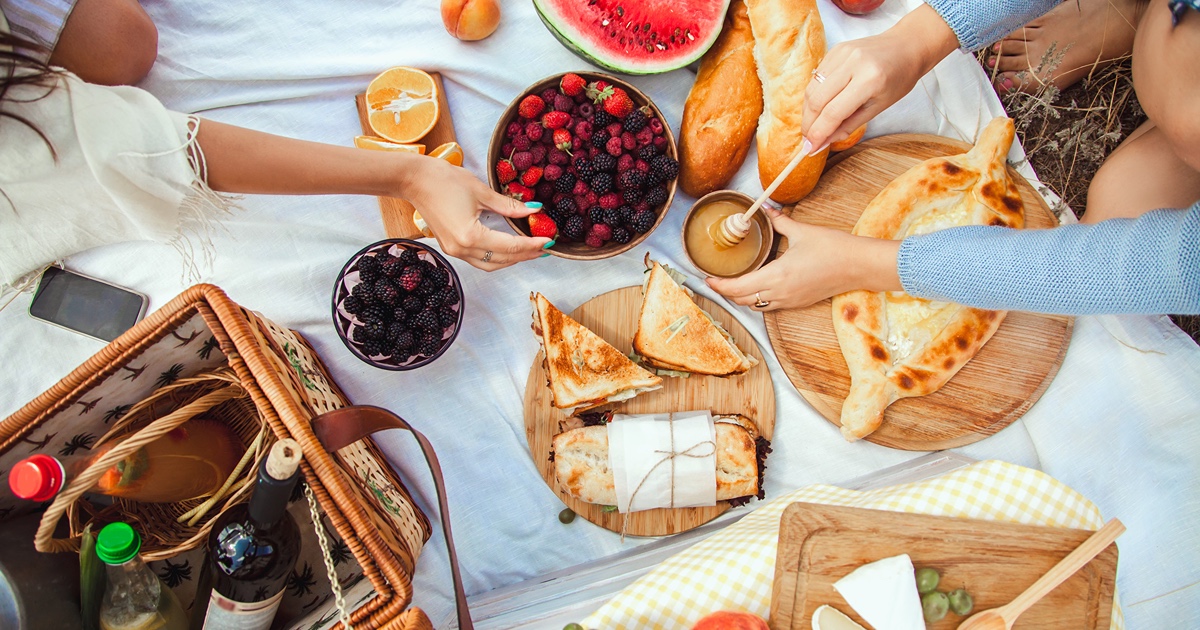 Picnic outdoors