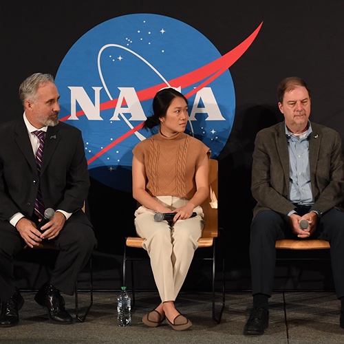 Chuyan Chen served as a panelist last year at NASA’s Deep Space Food Symposium. (Credit: Photo courtesy of Ohio State University