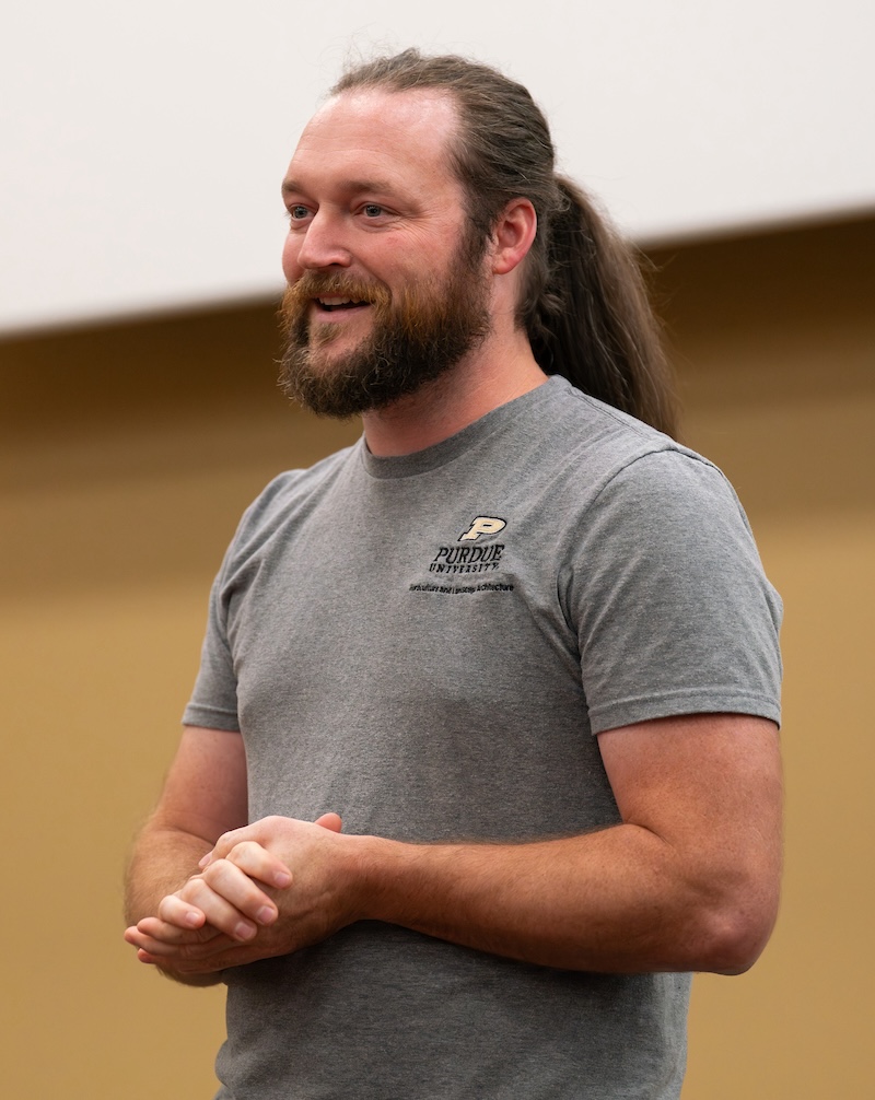 Chris Adair at the TEAM Award ceremony.