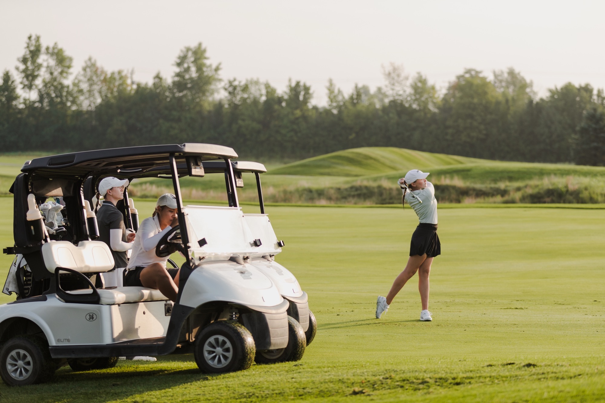 Malek and golf team