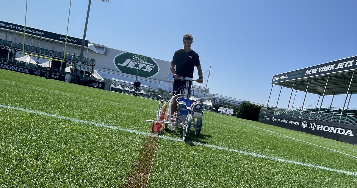 Leuck as an intern for professional sports teams.