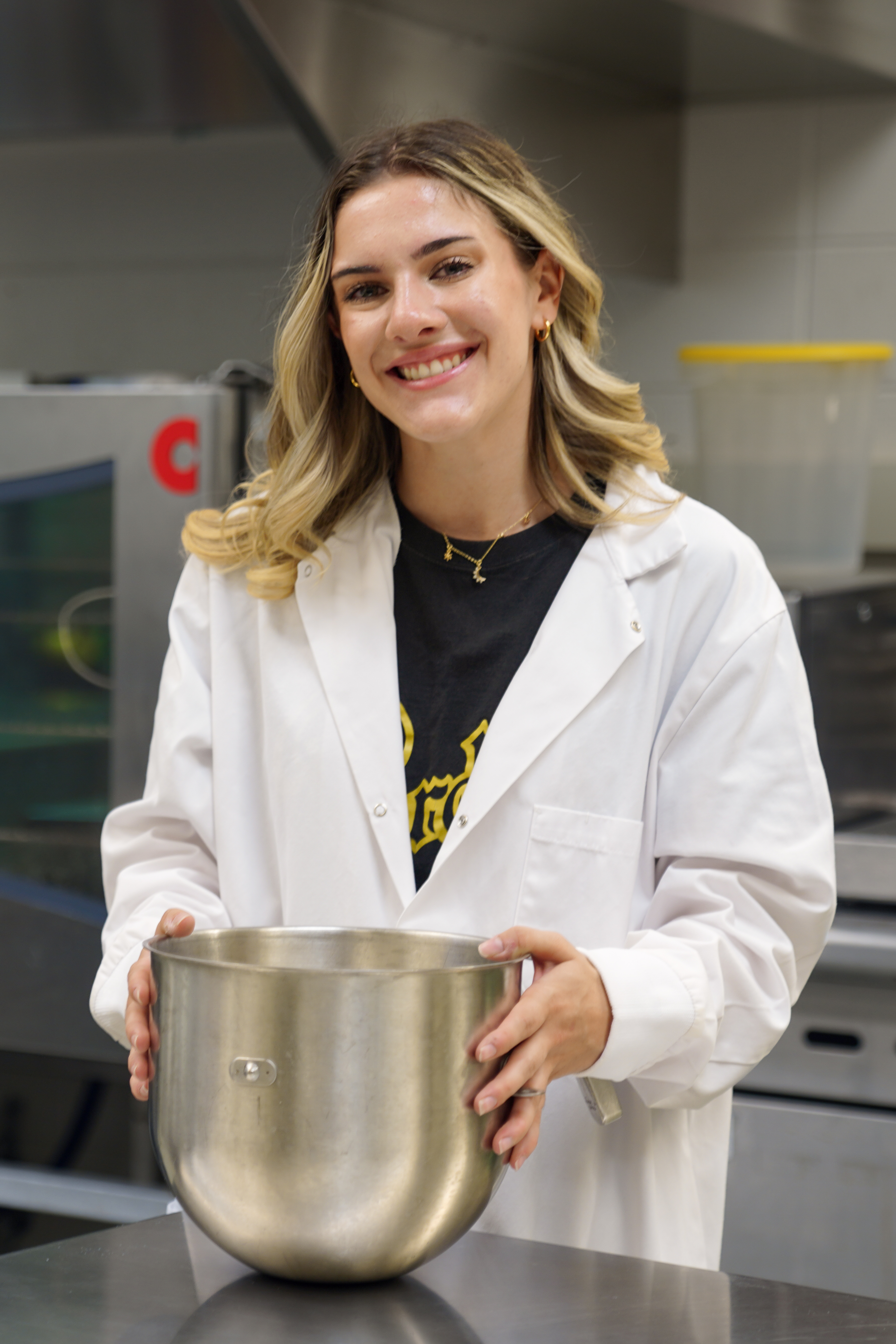 student in food science