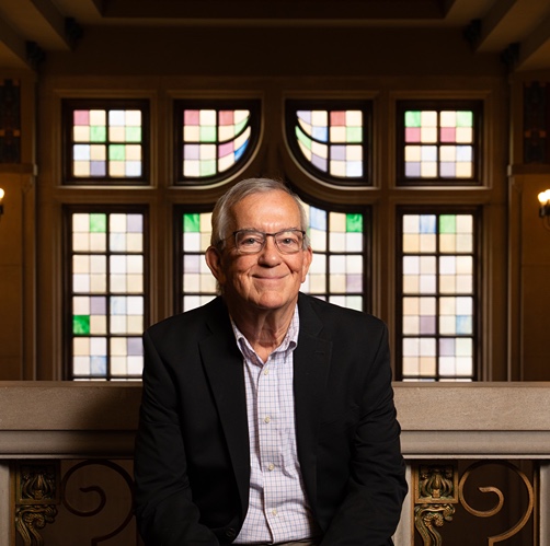 Mark Russell photograph taken in the Purdue Union