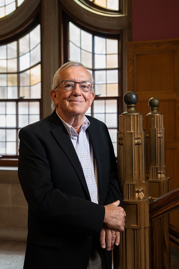 Mark Russell in the Purdue Union