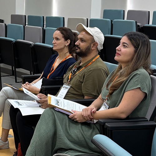 2026 cohort members listen to presentation