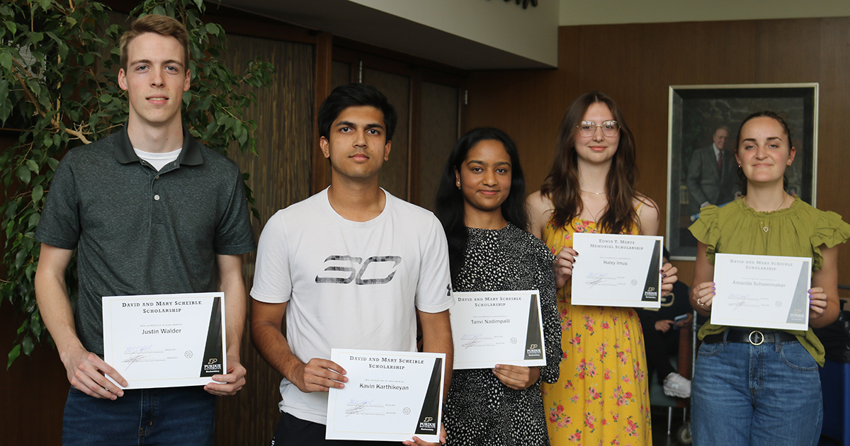 Scheible Scholarship Recipients