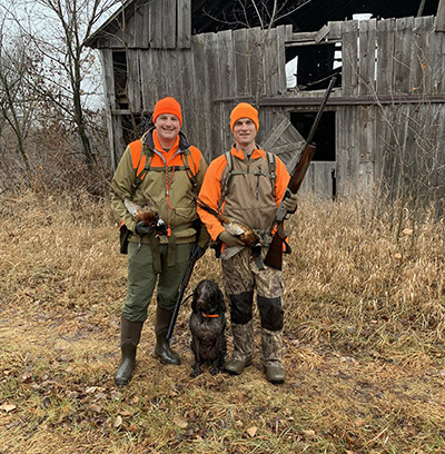 Janke and Jarred Brooke hunting