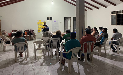 A focus group in Bolivia
